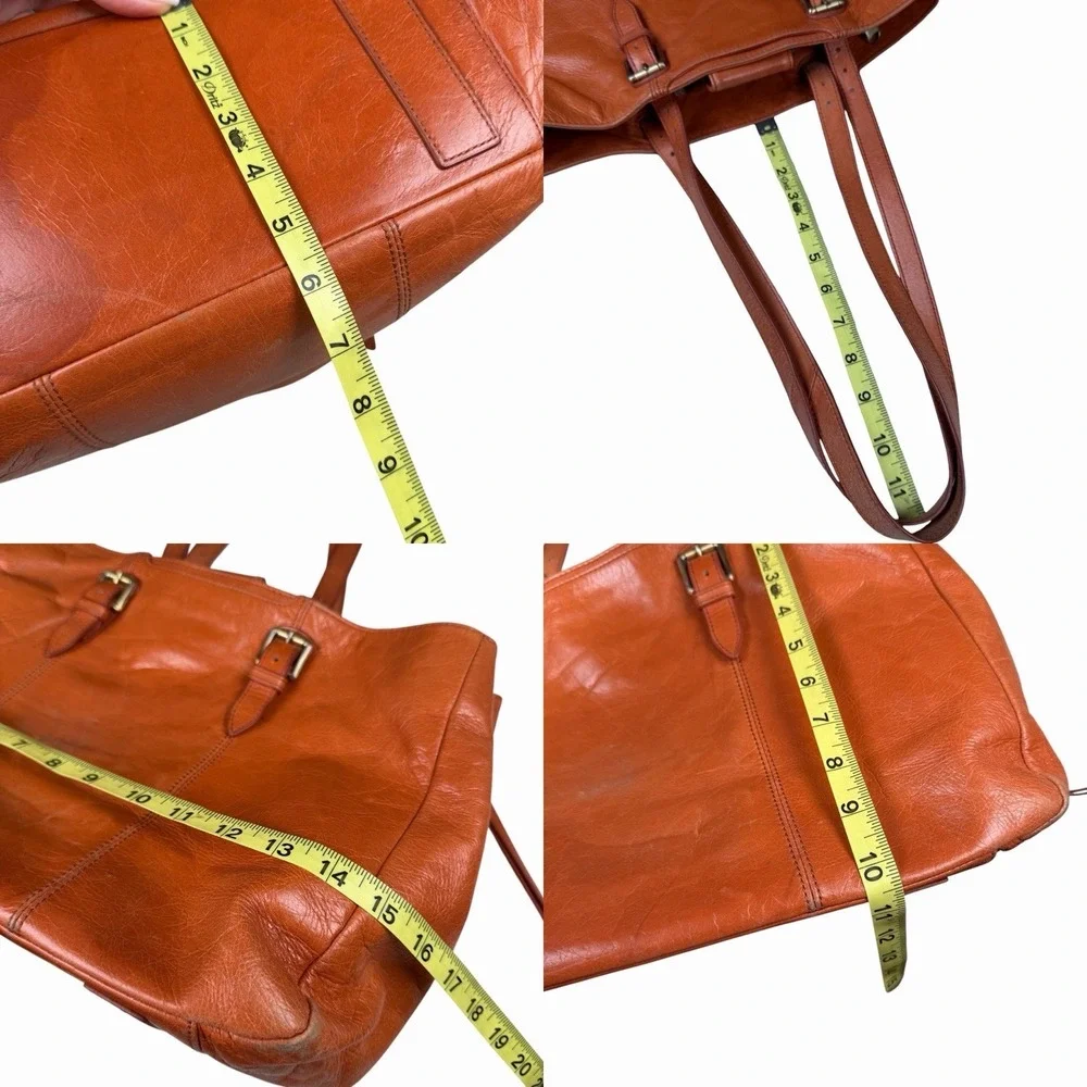 HOBO International Cabot Work‎ Tote Shoulder Bag in Brown Leather